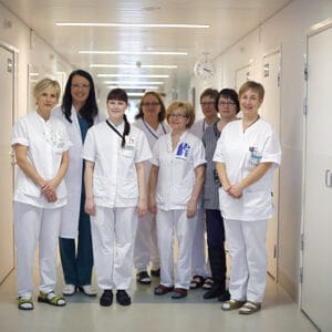 Hospital aftercare staff